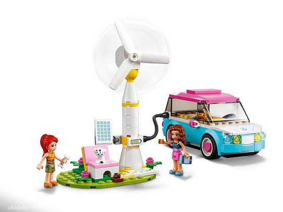 6+ LEGO Friends 41443. Электромашина Оливии.