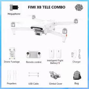 Xiaomi FIMI X8 Tele COMBO 10KM 4K 60fps 30X зум дрон новый (1 фото из 1)