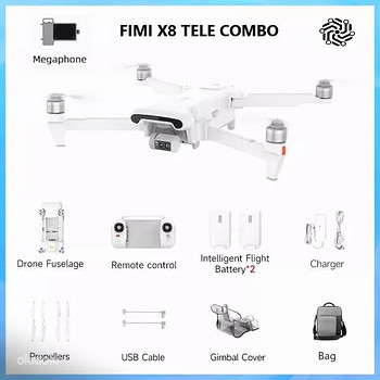 Xiaomi FIMI X8 Tele COMBO 10KM 4K 60fps 30X зум дрон новый