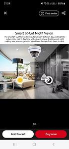 POE камера видеонаблюдения IP камера 5MP IP65 вандалозащищен (2 фото из 8)