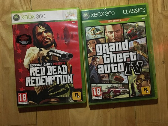 Read dead redemption,Gta 4 XBOX 360