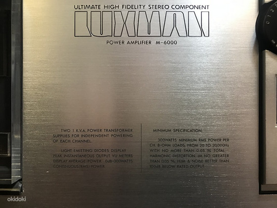 Luxman M-6000 U