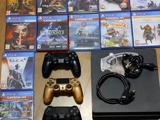 Sony PlayStation 4 Slim + 12 игр