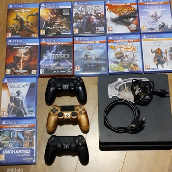 Sony PlayStation 4 Slim + 12 игр