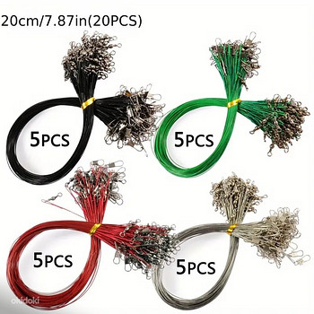 Trossid kalastamiseks 15cm 20tk. 30cm 20tk, 30tk. 72tk (15,2
