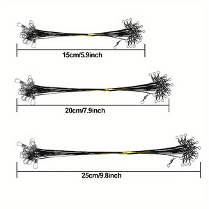 Trossid kalastamiseks 15cm 20tk. 30cm 20tk, 30tk. 72tk (15,2 (6 foto / 10)
