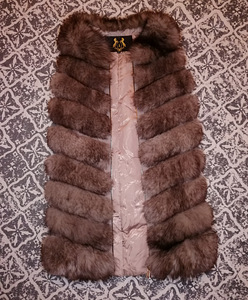 Naturaalsest rebasenahast vest (1 foto / 7)