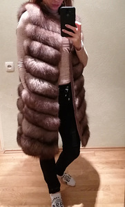 Naturaalsest rebasenahast vest (3 foto / 7)