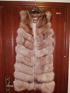 Naturaalsest rebasenahast vest (6 foto / 7)