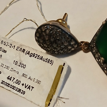 Серьги из серебра 925 + золото 585 новые