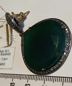 Серьги из серебра 925 + золото 585 новые (3 фото из 5)