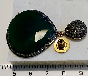 Серьги из серебра 925 + золото 585 новые (5 фото из 5)