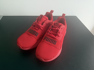 Кроссовки для мальчиков PUMA, размер 39, стелька 25 см, носились только в зале (3 фото из 3)