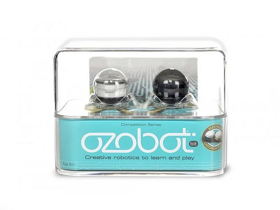 Ozobot Bit two-pack - two robots black and white