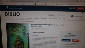 Maailma religioonide atlas (Kõvakaaneline) Inglise keel (3 foto / 4)