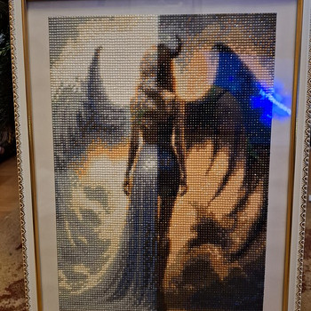 Алмазная картина 30×40,ручная работа