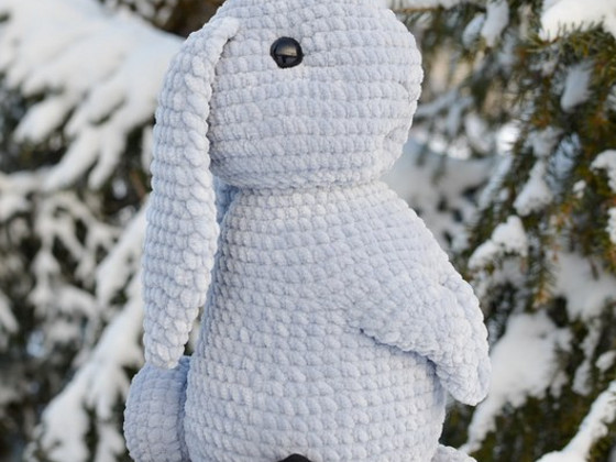 Зайчик игрушка Кролик Jänes käsitöö Bunny toy