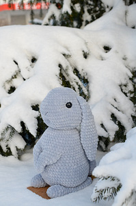 Jänes mänguasi Käsitöö Jänes Bunny toy (2 foto / 5)