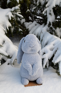 Jänes mänguasi Käsitöö Jänes Bunny toy (3 foto / 5)