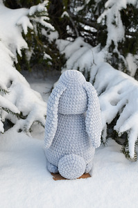 Jänes mänguasi Käsitöö Jänes Bunny toy (4 foto / 5)