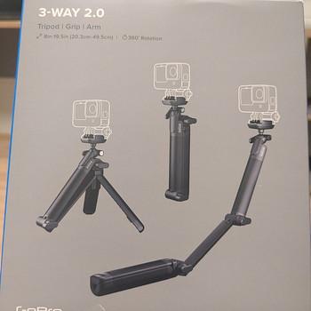 GoPro 3-Way 2.0: 3-в-1 дизайн: он трансформируется из ручки