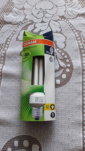 Säästulambid OSRAM 17W=85W, E27, 6 tk (2 foto / 3)