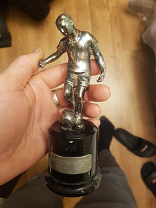 Jalgpalluri kuju 4 tk retro Saksamaa (2 foto / 5)