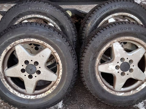 16 " MB veljed 5x112 7,5x16 et35 rehvid 215 60 16