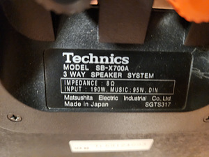 Technics SB-X700A Loudspeaker System (5 foto / 5)