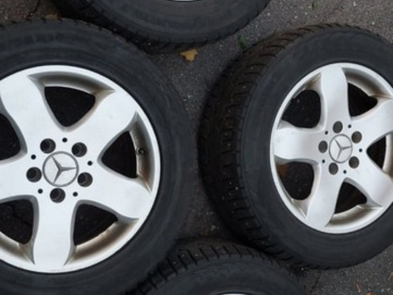 16 " MB veljed 5x112 7,5x16 et 35 rehvid 225 55 16 Nokian