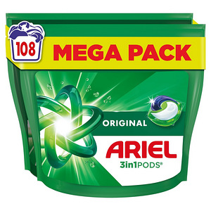 Ariel Original All-In-1 Pods Washing Liquid Capsules 108 (1 foto / 1)