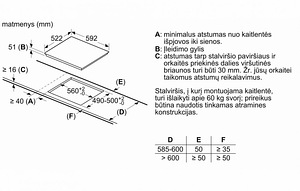 UUS! Sisseehitatud induktsioonpliit Bosch PIF612BB1E (2 foto / 4)