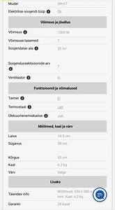 Масляный обогреватель Ravanson OH-07, 1500 Вт (2 фото из 3)