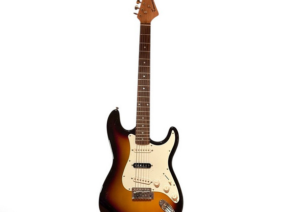 Tenson-X-20 SB, Strat Shape Saturn Series HSS, Sunburst
