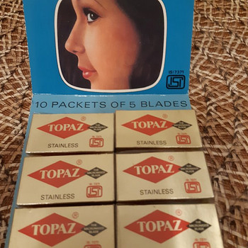 Лезвия Topaz для классической бритвы