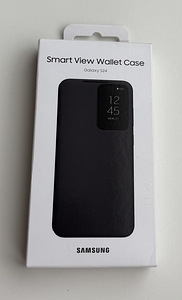 Samsung Galaxy S24 Smart View Wallet Case , Black / Violet (1 foto / 5)