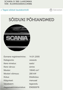 Scania Varuosade jaoks (2 foto / 9)