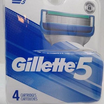 Gillette 5 (Fusion) лезвия, 4 штуки, для мужчин