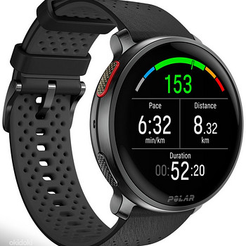 Spordikell POLAR VANTAGE V3 NIGHT BLACK, S-L