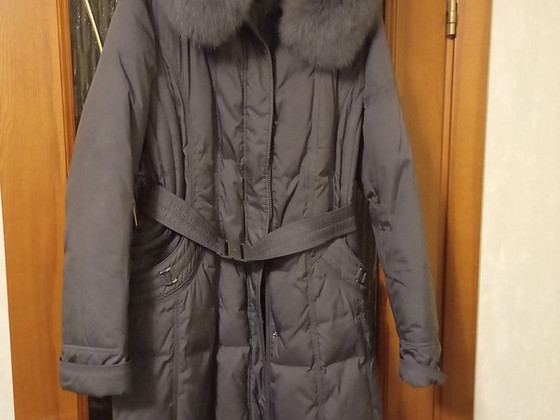 Soe mantel (L-XL) pikkus 107 cm.