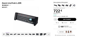 Zoom LiveTrak L-20R (2 foto / 2)