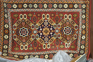 Ковер шерстяной, 200×137 (3 фото из 3)