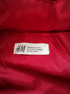 Куртка H&M размер 158 см (2 фото из 2)