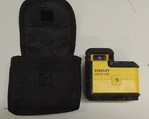 Laaser nivelir Stanley Cross 360 (roheline) + kott (2 foto / 6)