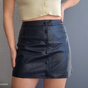 Юбка из искусственной кожи H&M S-M