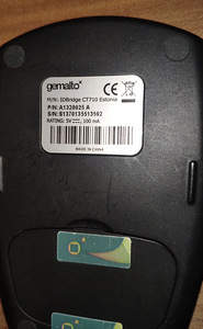 ID-kaardi lugeja gemalto IDBridge CT710 (3 foto / 4)
