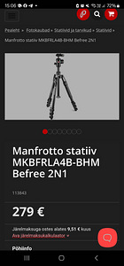 Штатив Manfrotto Befree MVKBFRTC-LIVE (5 фото из 5)