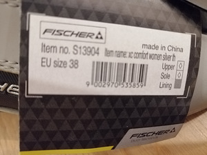 Suusasaapad Fischer, s. 38, uued (7 foto / 7)