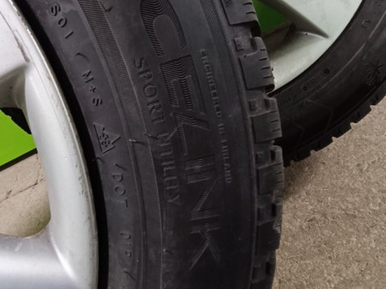 Шипованные шины VW/Audi на дисках