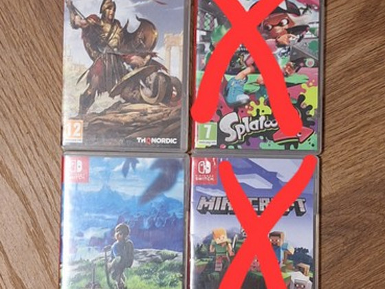 Продам или обменяю игры для Nintendo Switch